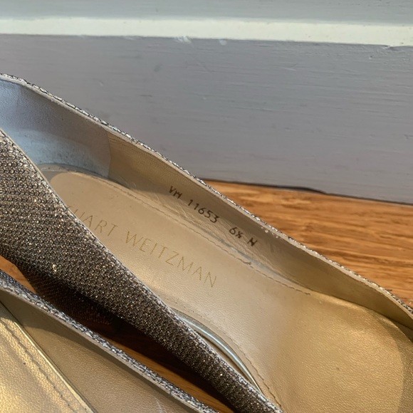 Stuart Weitzman Glitter Square Toe - Picture 3 of 7